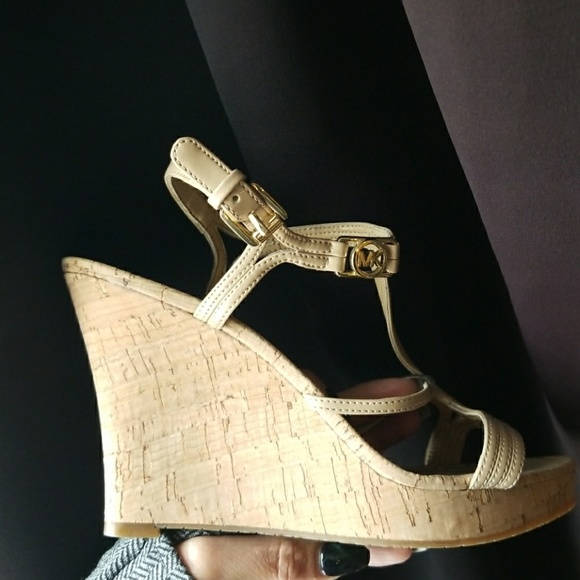 Michael Kors Shoes - MICHAEL KORS Cicely wedges size 6.5